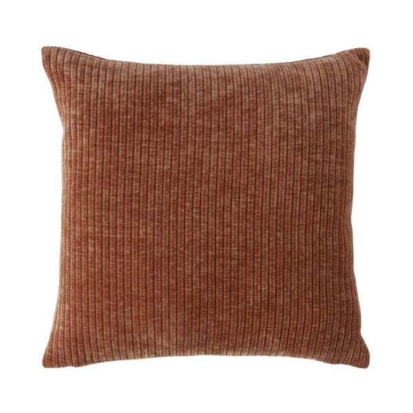 Adairs Rosedale Rust Corduroy Cushion - Brown (Brown Cushion)