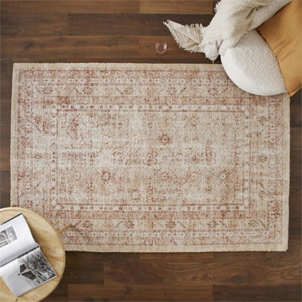 Adairs Natural Rosewood Mable Rug Runner 80x300cm