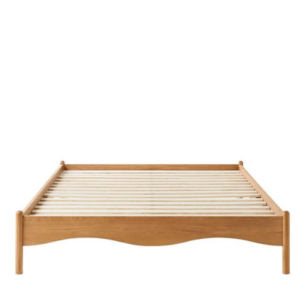 Adairs Natural Double Sadie Oak Bed Base