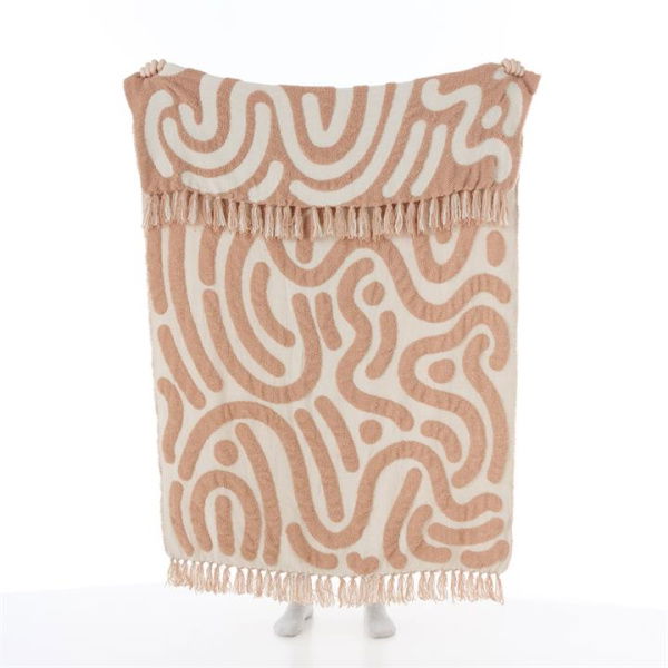 Adairs Samoa Hazelnut Throw - Brown (Brown Throw)