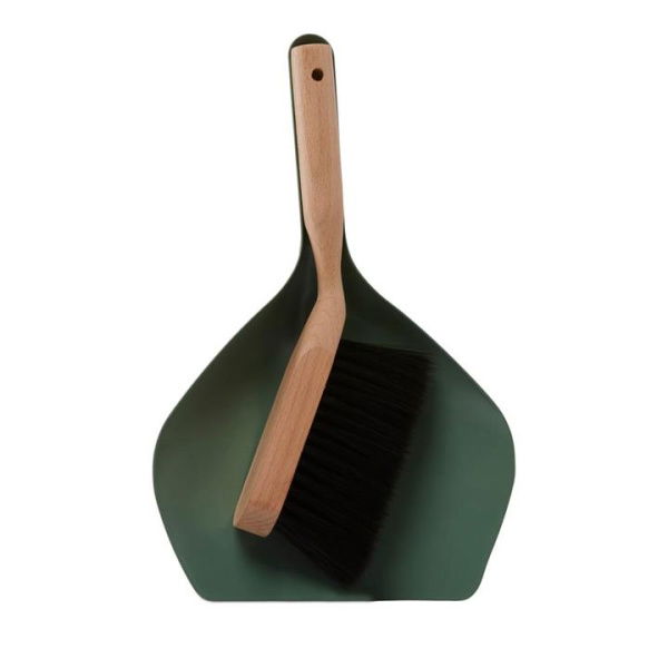 Adairs Green Sapporo Metal Brush & Pan