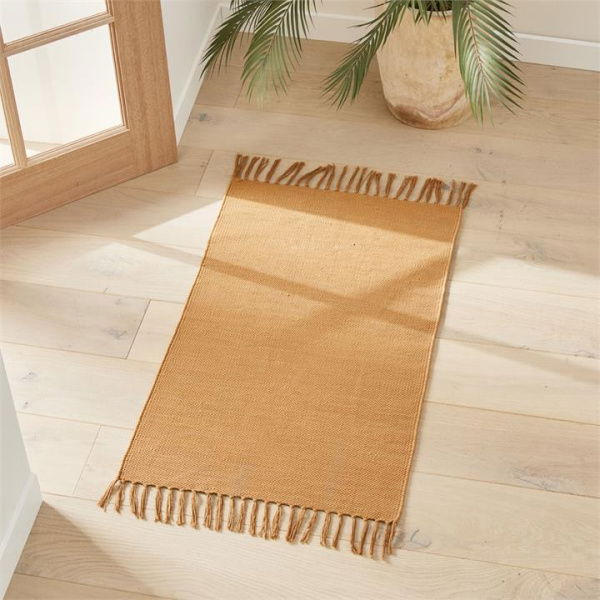 Adairs Orange Seville Ginger 60x90cm Indoor Mat