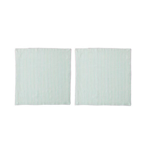 Adairs Green Set of 2 Seville Mint Stripe Napkins