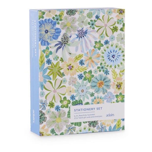 Adairs 10 Pack Sia Floral Card and Envelope Set