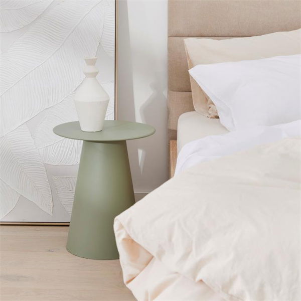 Adairs Green Side Table Sonora Table Collection Side Table Light Sage Green