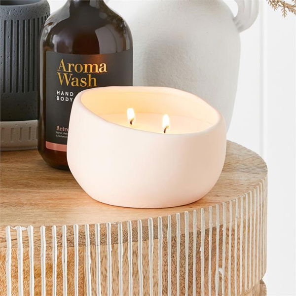 Adairs Sorrento Coconut & Elderflower 400g Candle