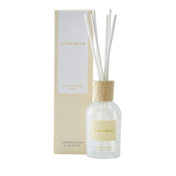 Adairs Sorrento Lemongrass & Ginger Diffuser - Natural (Natural Diffuser)