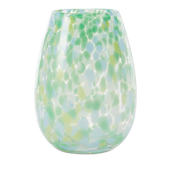 Adairs Speckle Blue & Green Vase (Blue Vase)