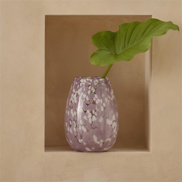 Adairs Speckle Lilac & White Vase - Purple (Purple Vase)