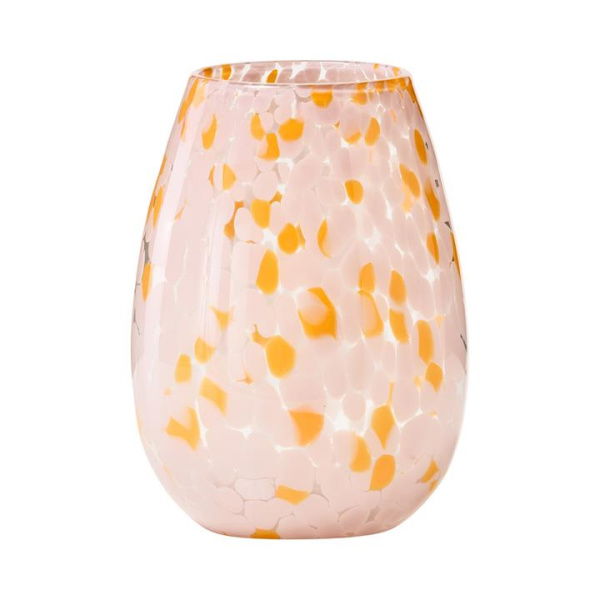 Adairs Orange & Pink Speckle Vase