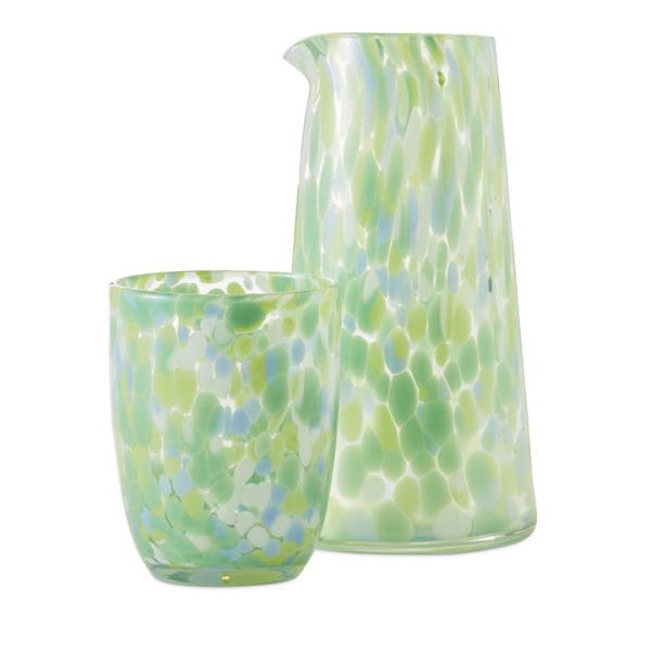 Adairs Green Speckle Sea Drinkware Carafe