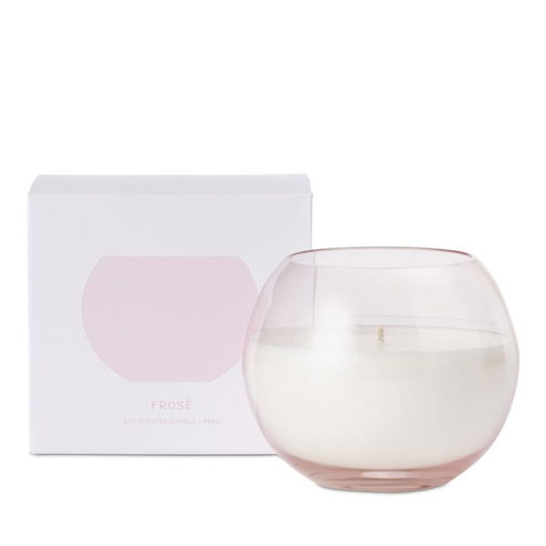 Adairs Sphere Home Frose Candle - Pink (Pink 400g)