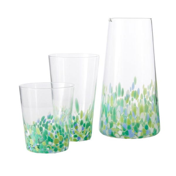 Adairs Spot Sea Green Drinkware (Green Carafe)