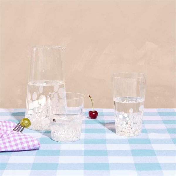 Adairs Spot White Drinkware (White Highball)