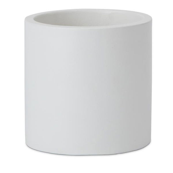 Adairs White Stark Pots 20x20cm Matte Pot