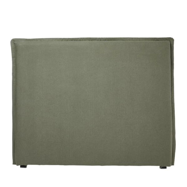 Adairs Green Double Slip Cover Stockholm Belgian Forest Bedhead Slip Cover Green