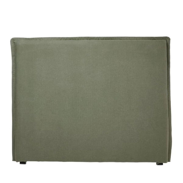 Adairs Green King Slip Cover Stockholm Belgian Forest Bedhead Slip Cover Green