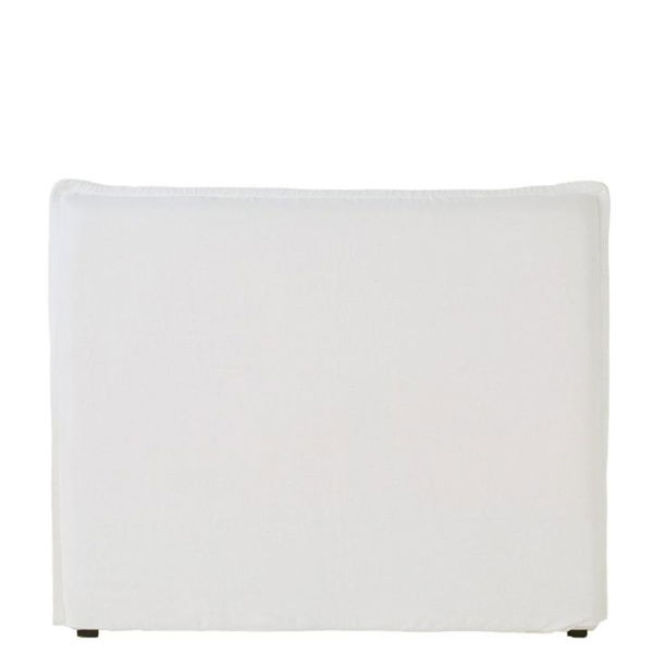 Adairs Stockholm White Bedhead Slip Cover (White Double)