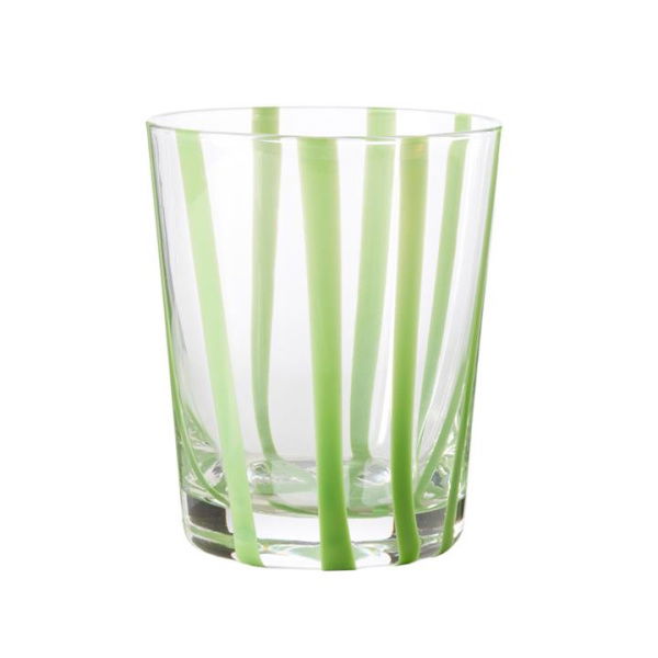 Adairs Stripe Sage Tumbler - Green (Green Tumbler)