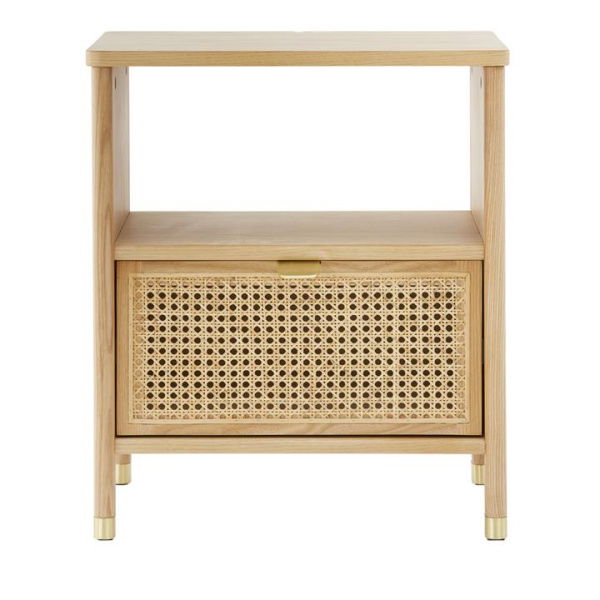 Adairs Natural Bedside Table Swansea Bedside Table Natural