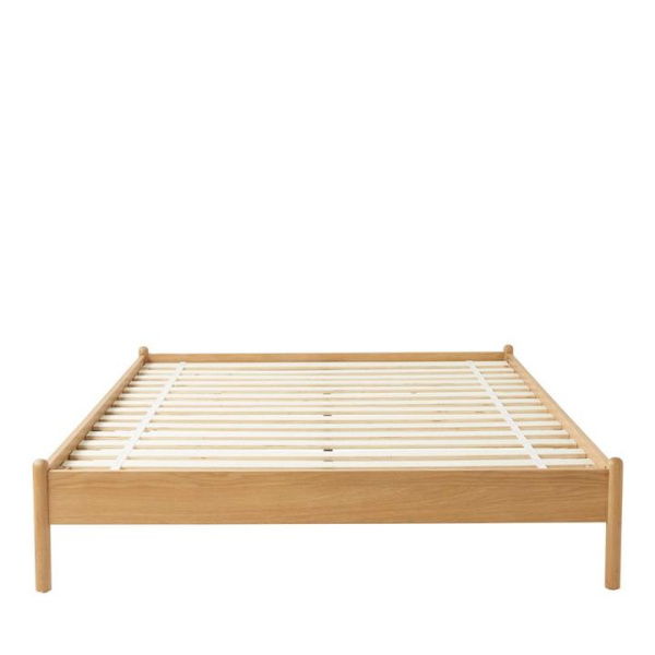 Adairs Natural Double Timber Oak Bed Base Natural