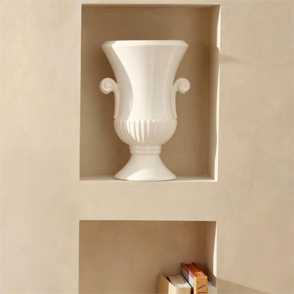 Adairs Toulouse White Large Urn (White Urn)