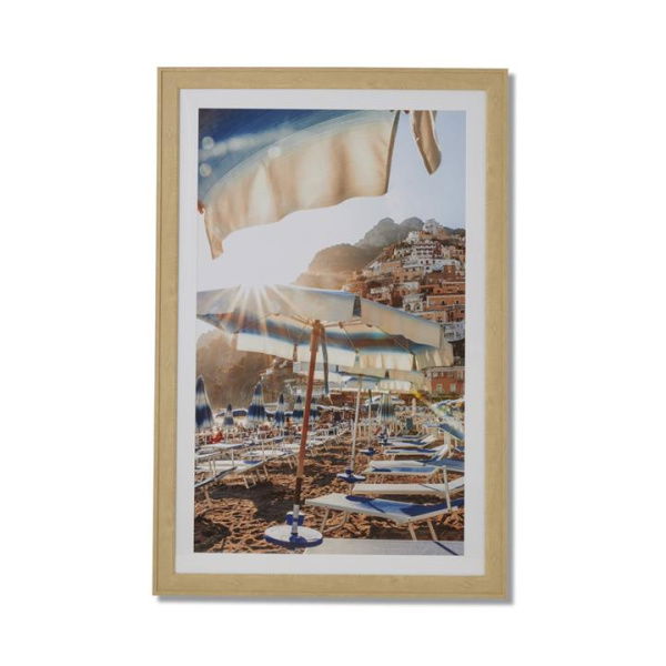 Adairs Natural Wall Art Travel Italian Holiday Framed