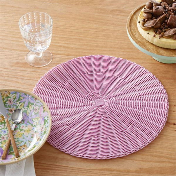 Adairs Purple 2 Pack Tribeca Lilac Placemat 2 Pack Purple