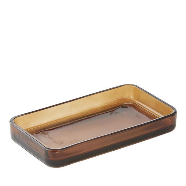 Adairs Orange Tulum Amber Tray