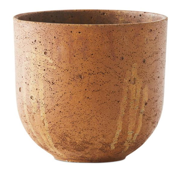 Adairs Brown Small Tunisia Rust Pot Brown