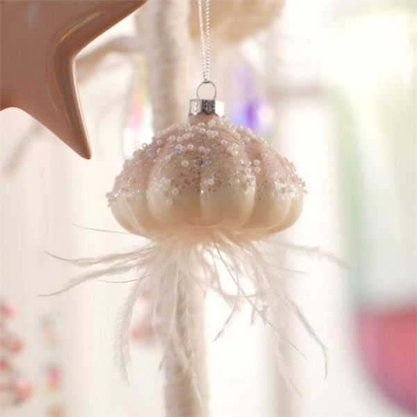 Adairs Pink Ornament Whimsical Pink Jellyfish