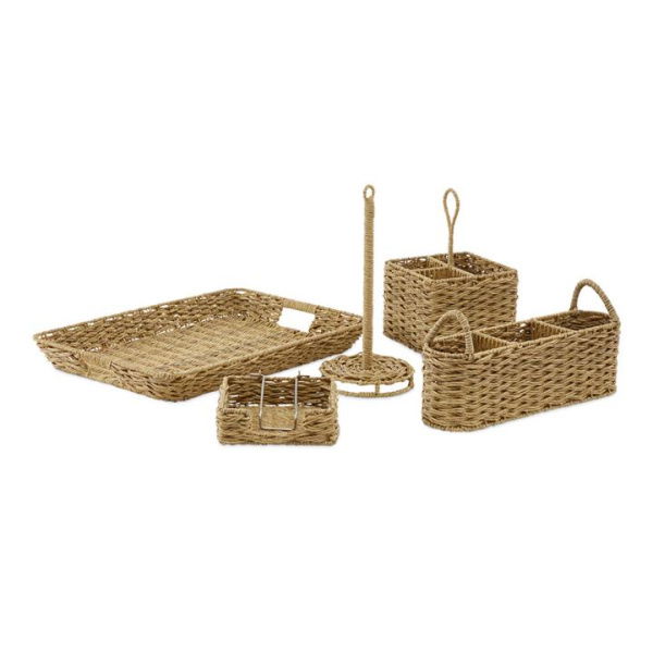 Adairs Natural Napkin Holder Willow Table Utensils