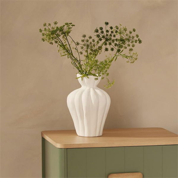 Adairs Willow White Small Vase (White Vase)