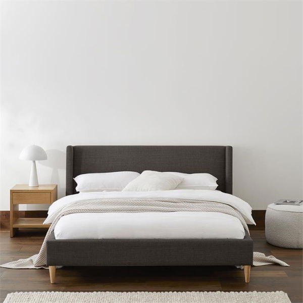 Adairs Winston Full Bed Slate Grey (Grey Queen)