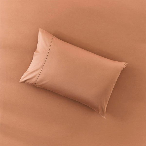 Adairs Worlds Softest Cotton Clay Pillowcases - Orange (Orange European Pillowcase Each)