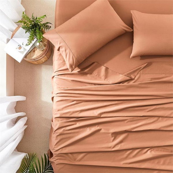 Adairs Worlds Softest Cotton Clay Sheet Set (Clay Double)