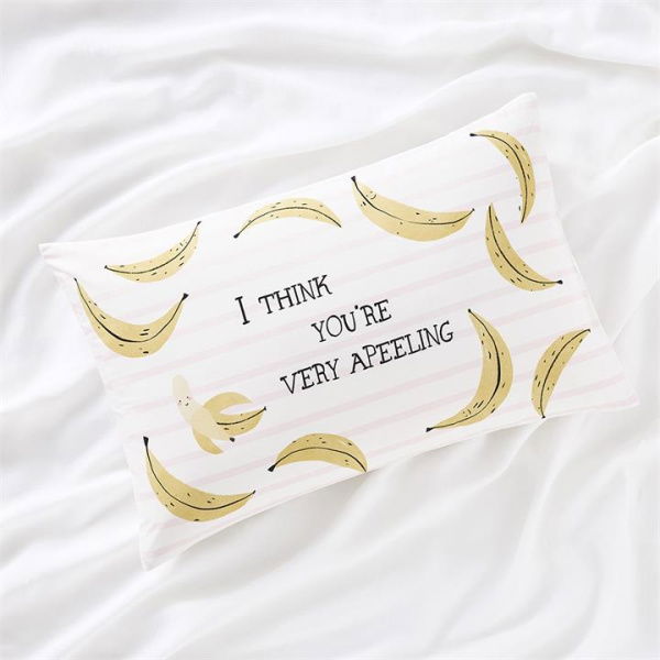 Adairs White Youre Very Apeeling Text Pillowcase