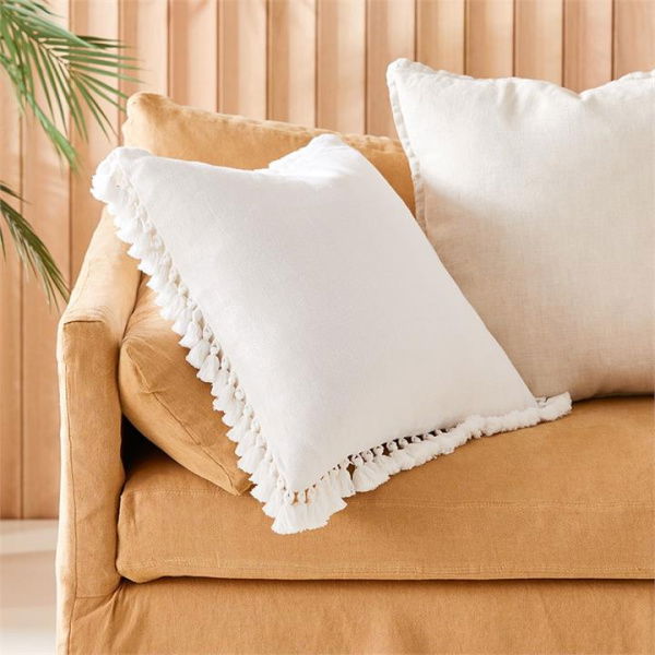 Adairs White Cushion Yuri