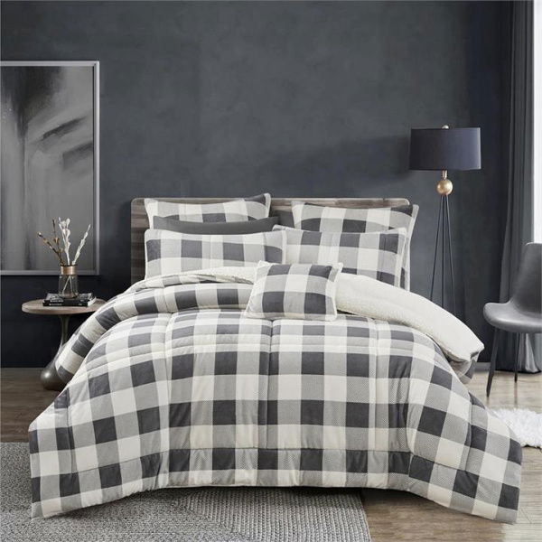 Adairs Grey European Pillowcase Each Bianca Naya Grey Comforter Set Separates