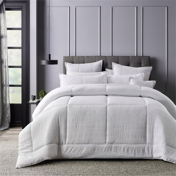 Adairs White Bianca Porter Super King Comforter Set