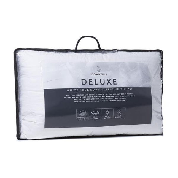 Adairs White Standard Pillow Deluxe Duck Down By