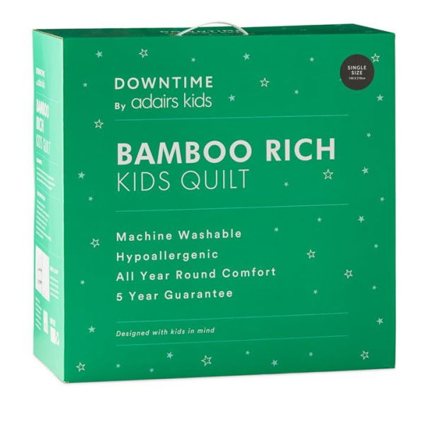 Adairs Cot Bamboo Rich Quilt