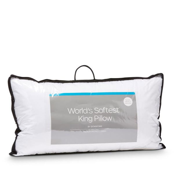 Downtime White Worlds Softest King Pillow By Adairs