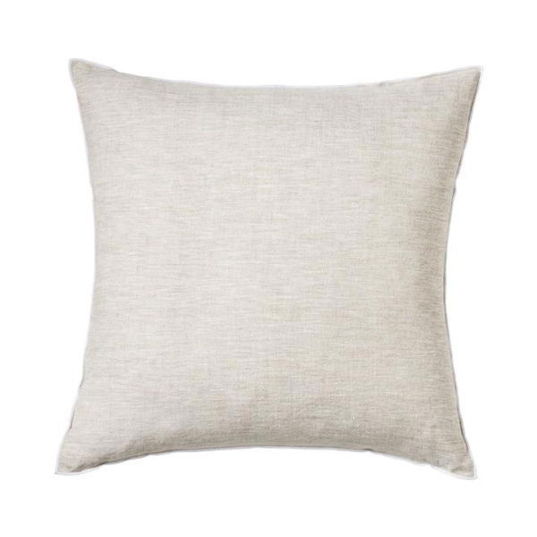 Adairs Natural Mark Tuckey Washed Hemp 50x50cm Cushion