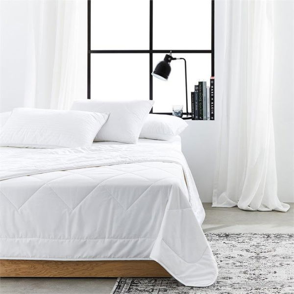 Adairs White MiniJumbuk Cool Wool Cotton Double Quilt