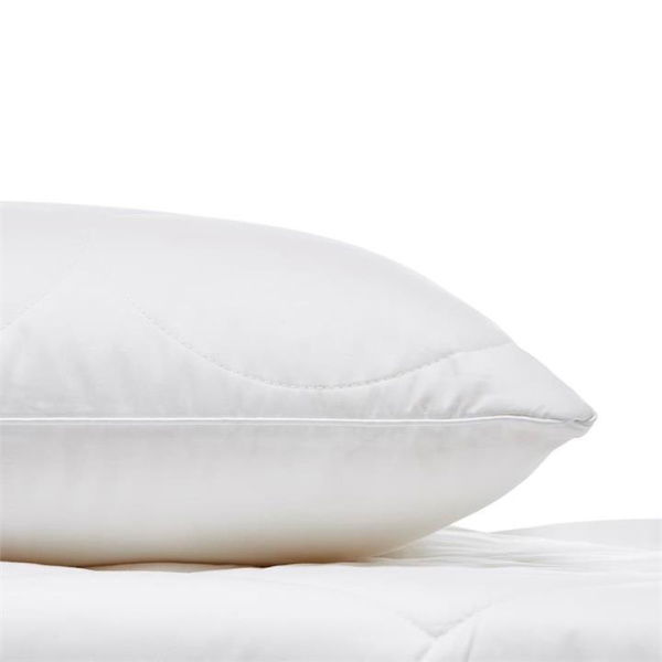 Adairs Quilted Medium Profile MiniJumbuk Sleep Calm Medium Profile Kids Wool Cotton Pillow