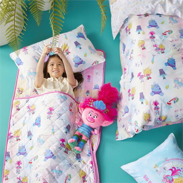 Adairs Rainbow Pink Universal Sleeping Bag