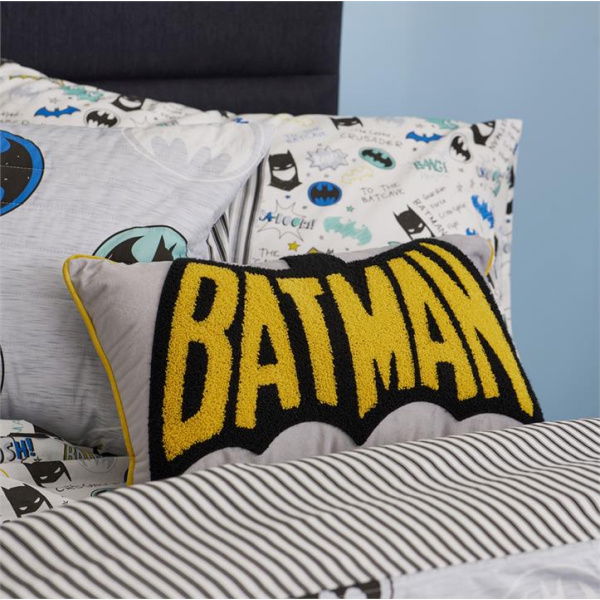 Warner Bros Batman Signal Cushion - Yellow By Adairs (Yellow Cushion)