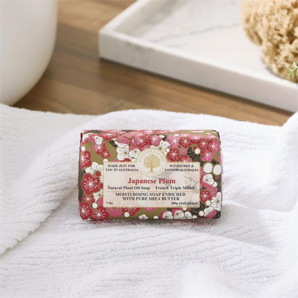 Adairs Red Soap Wavertree & London Soap Bar Japanese Plum