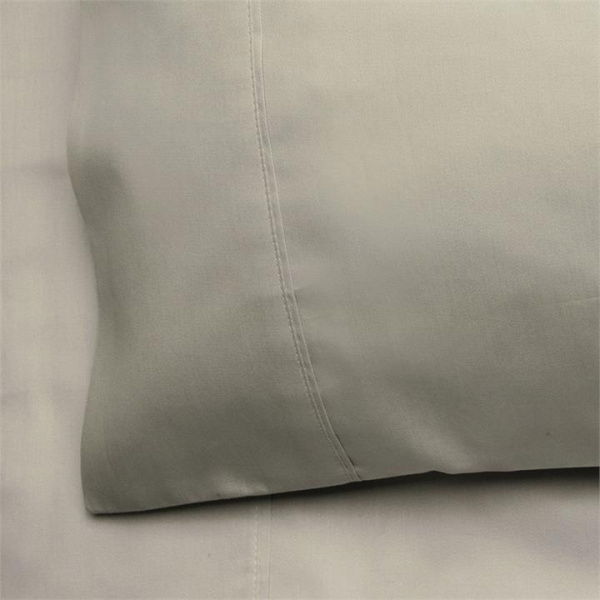 Worlds Softest Cotton Sheets 500TC Pima Worlds Softest Cotton Silver Pillowcase - Grey By Adairs (Grey Standard Pillowcase Each)